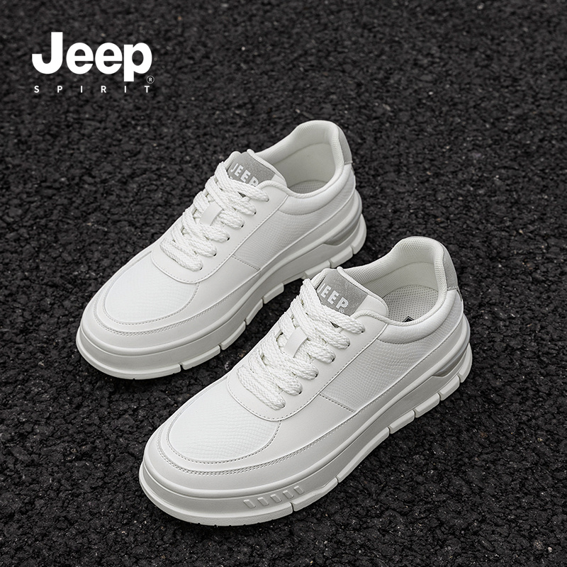 jeepspirit男鞋2025新款小白鞋男