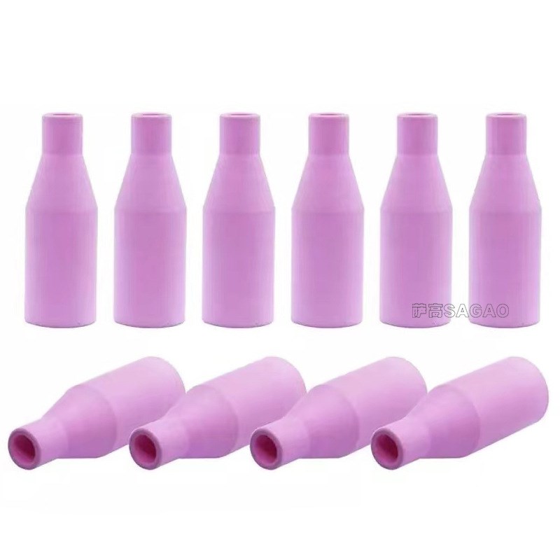 15AK欧式气保焊枪配件无气保护嘴喷嘴14AK陶瓷保护套二保焊机瓷嘴