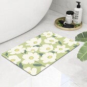 公共纺 浴室地垫硅藻泥防滑吸水干卫生间厕所软脚垫易清洗防水家