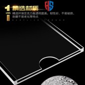 包厢a4纸双层亚克力卡槽展览会夹板工作人员壁挂卡板底板展板橱窗