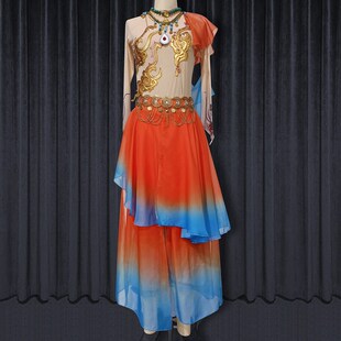 速发【演路.升莲】敦煌舞蹈丝出天表演服古典飞天舞乐服舞