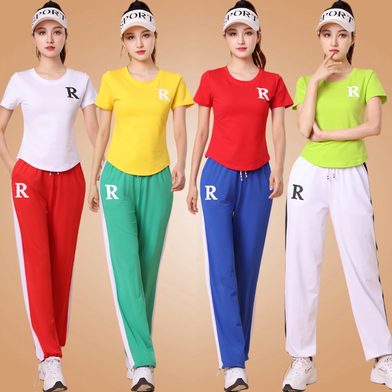 速发202杨丽装广场舞服装新款套装夏舞运动健身鬼步舞蹈服萍跳季