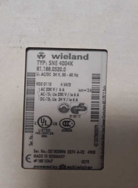 wieland sne4004k 型号SNO 200（基数电子）
