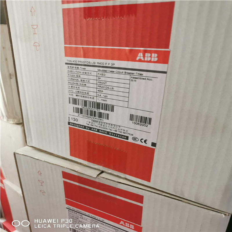 ABB塑壳断路器T5N400 PR221DS-LSI R40~议价