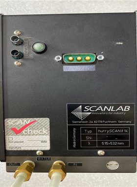 【汇生】德国SCANLAB 振镜hurrySCANll 14 532【议价】