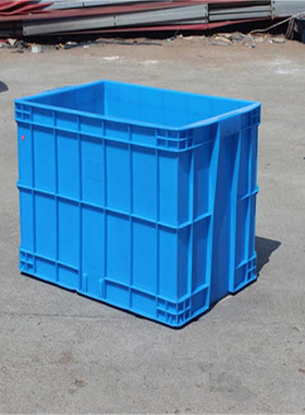 575-350塑料周转箱640*420*360胶框食箱子养鱼养龟箱大号带盖