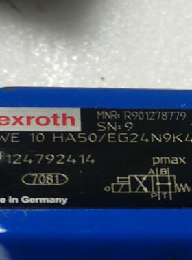 力士乐电磁阀4WE10HA50/EG24N9K4/M  功能（憨憨电子）