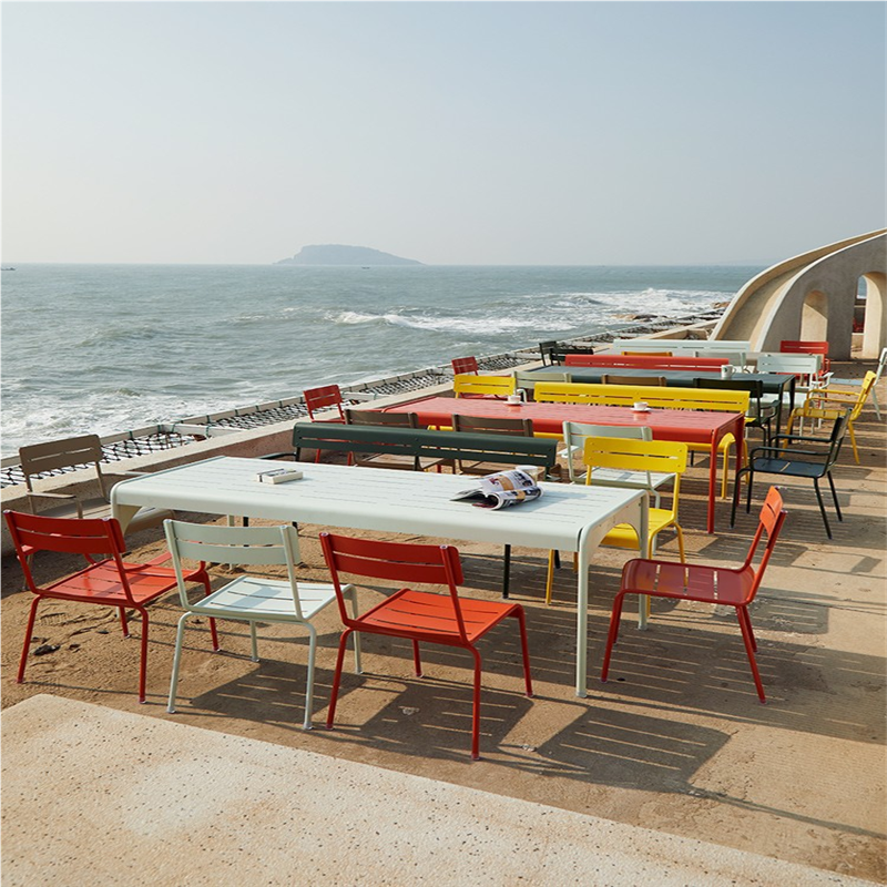 网红户外庭院露天酒吧高脚吧台椅家用休闲餐椅简约现代咖啡厅防绣