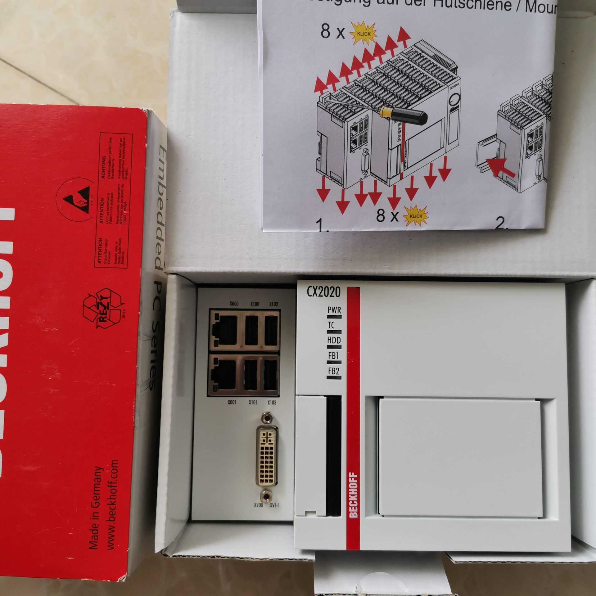 beckhoff倍福CX2020-0125模块CX2100-(崽崽配件）