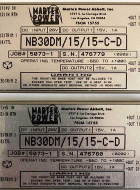 【顺庆】电源模块MARTEK POWER【议价】