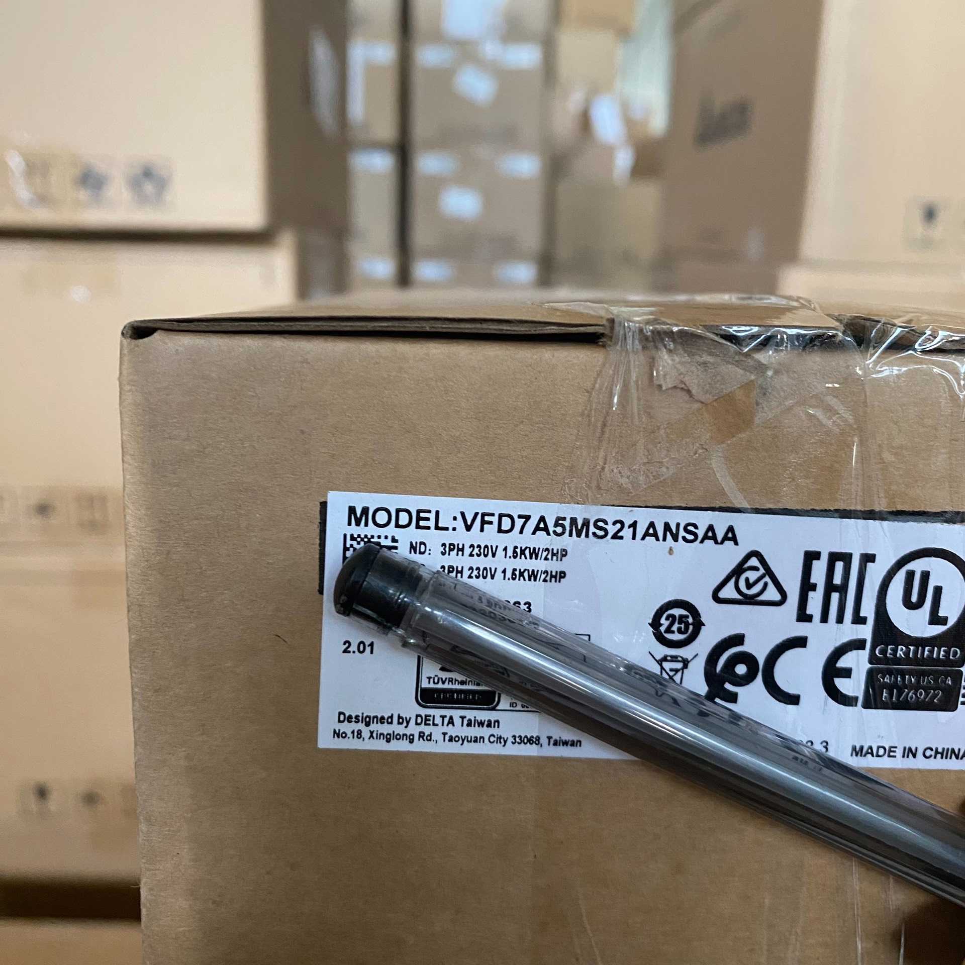 (议价)正品,台达变频器VFD7A5MS21ANSAA,单相AC