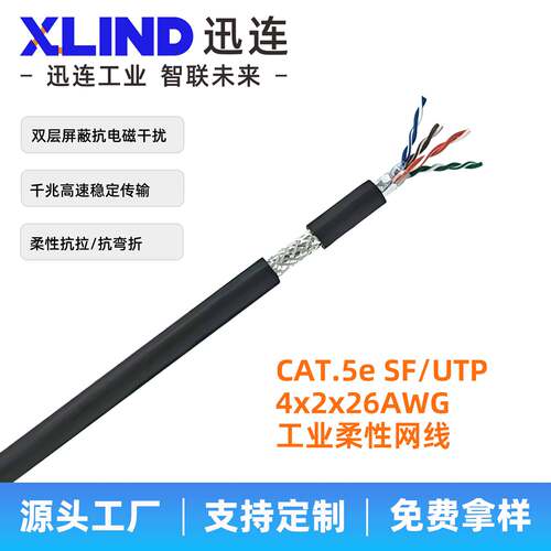 CAT5eSFUTP千兆超五类工业网线双
