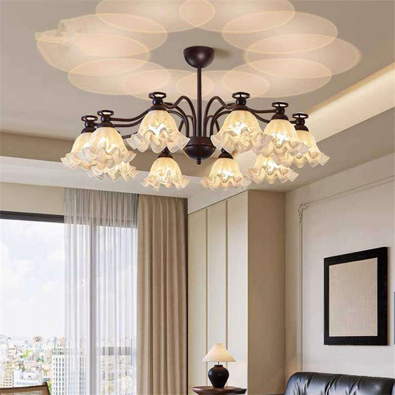 轻奢高级大厅主灯2025新款美式灯具全屋套餐组合法式复古客厅吊灯,橡塑材料及制品,亚克力/有机玻璃,淘宝优惠券,粉丝福利购,淘宝优惠卷
