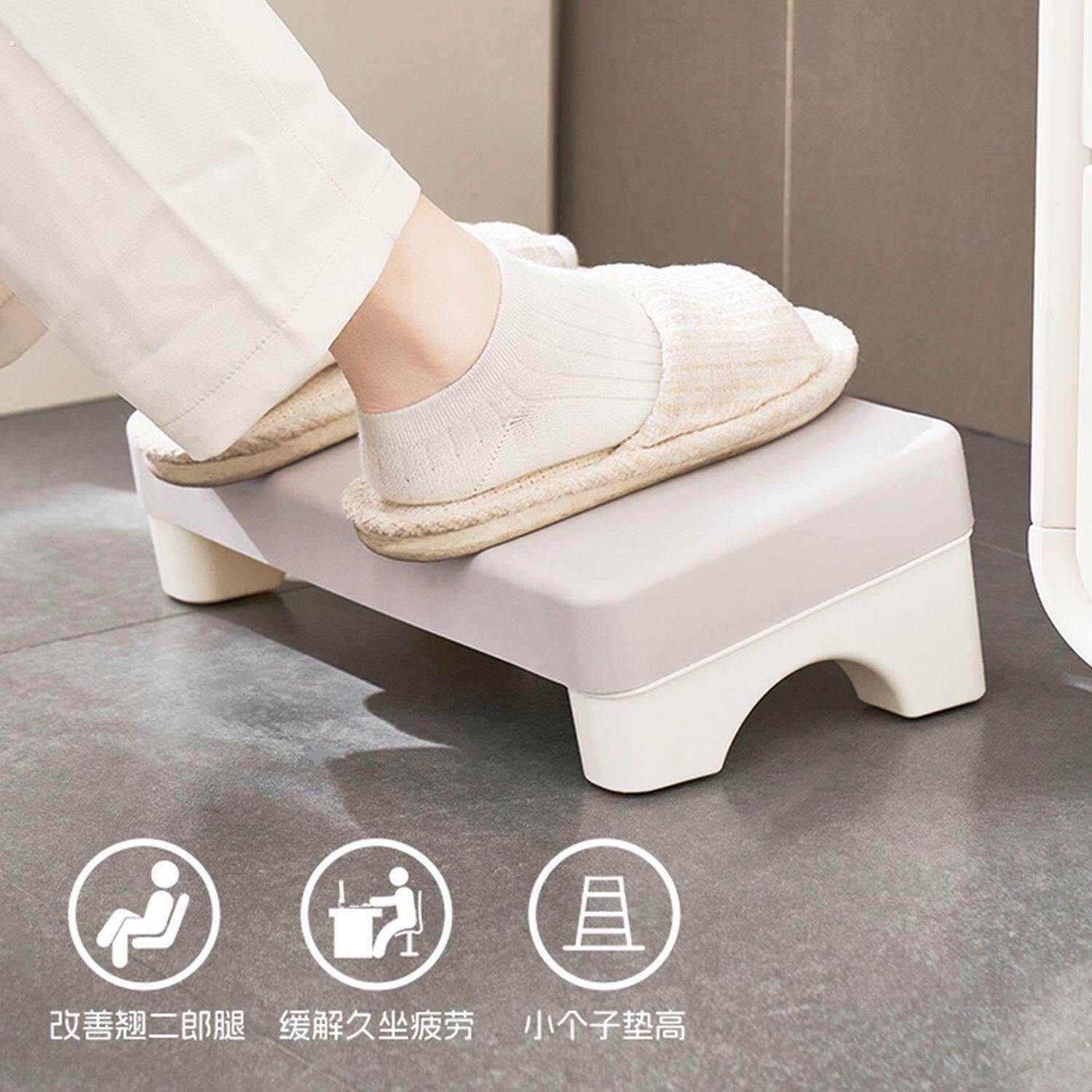 办公室踩脚凳桌下防滑矮凳脚踏凳长方形午休垫脚椅家用防滑塑料凳