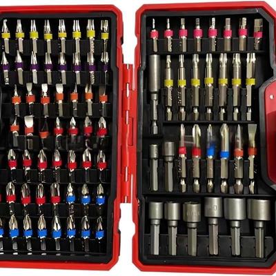 83件套彩虹批头套筒魔盒电动螺丝刀批头套装手电钻起子头S2材质