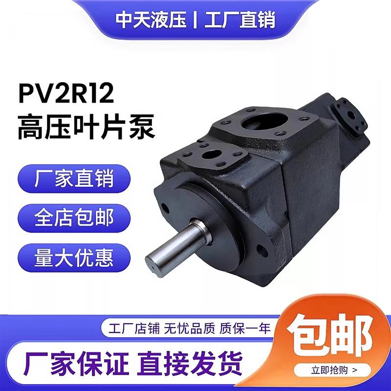 新款高压叶片泵PV2R12-25/28/31-33/41/59-F-REAA-41双联定量包邮