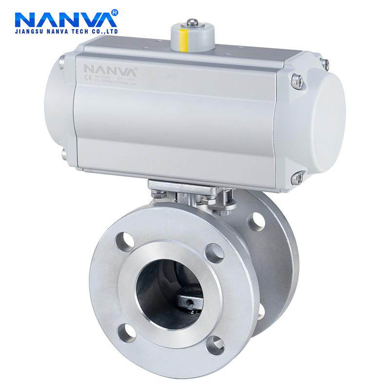 新款VQ647H-16P 气动V型球阀比例调节半球球阀硬密封高温蒸汽包邮