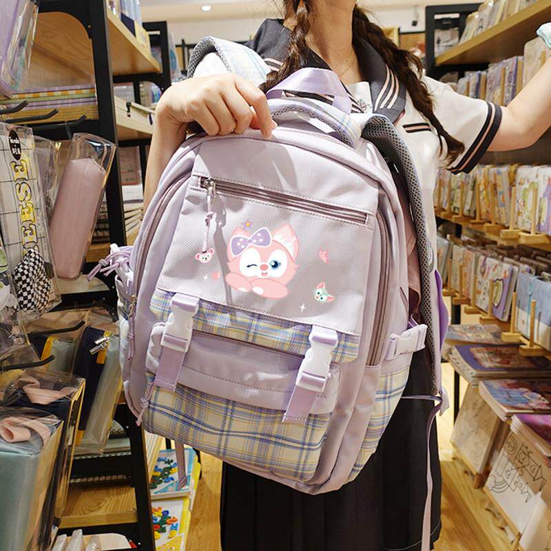 新款玲娜贝儿书包女日系初中生儿童小学生三到六年级大容量JK双肩