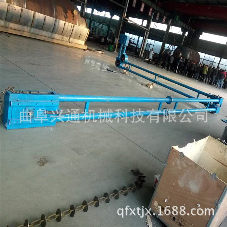 封闭管道管链输送机自动上料