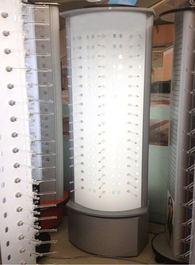 108付眼镜展示架A3081-3旋转带灯易安装  眼镜陈列架