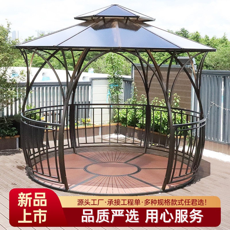 欧式铁艺凉亭葡萄架庭院别墅
