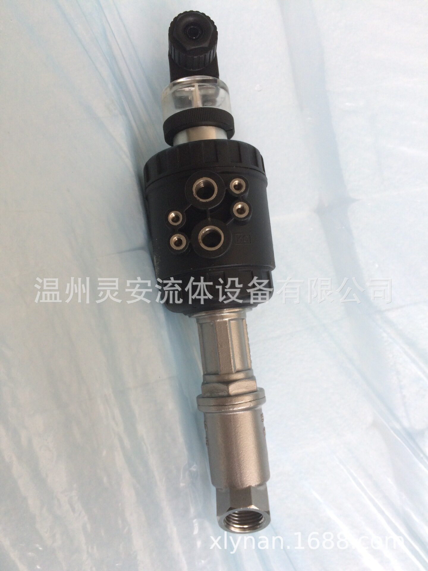 DN50塑料头快装角座阀 304角座阀 气动不锈钢角座阀 卫生级角座阀