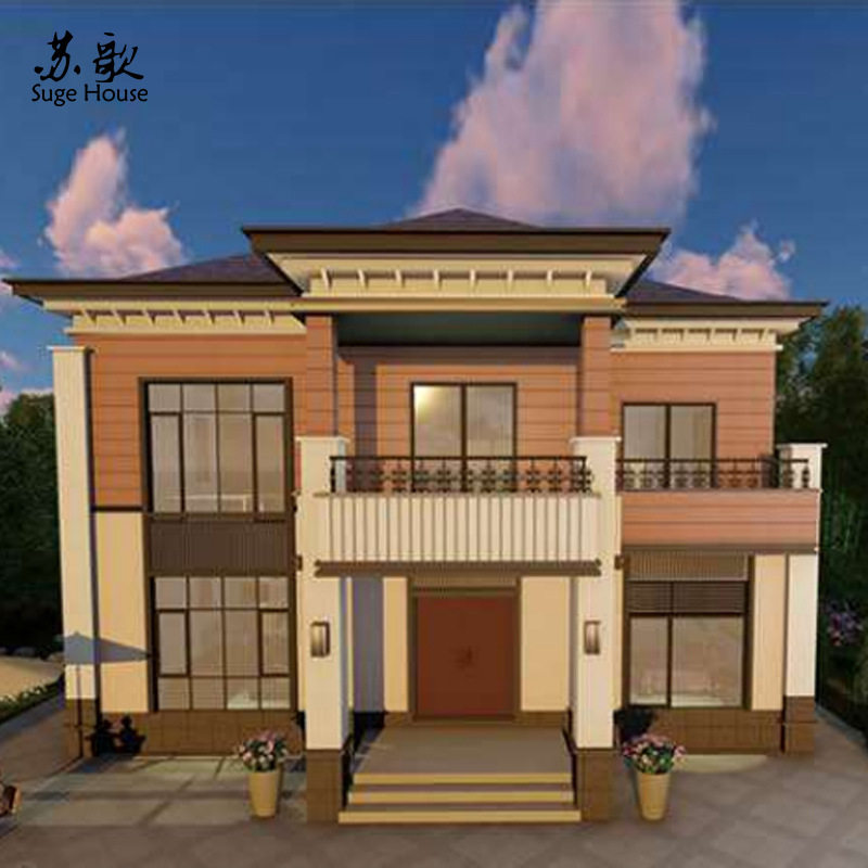 杭州轻钢龙骨二层住人别墅建造