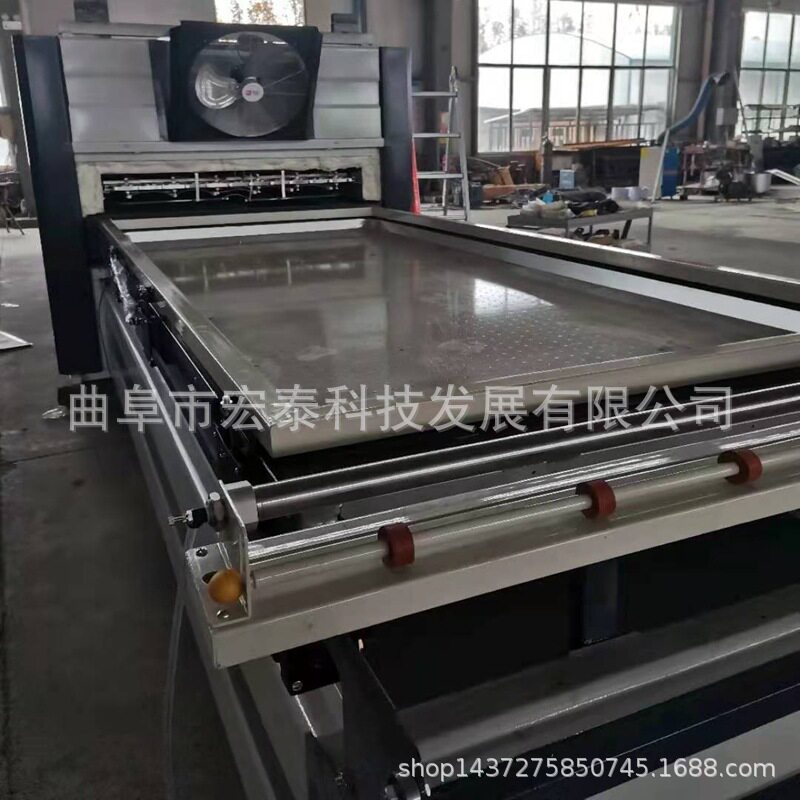 底加温自动进出仓真空覆膜机