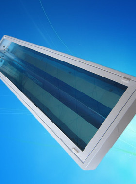 调顺厂家 T8/明装透明胶片 LED灯盘 3001200格栅灯  led格栅灯盘