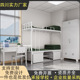重庆成都14款 制式 高低双人床铁艺床上下铺营具桌椅单位班排内务柜