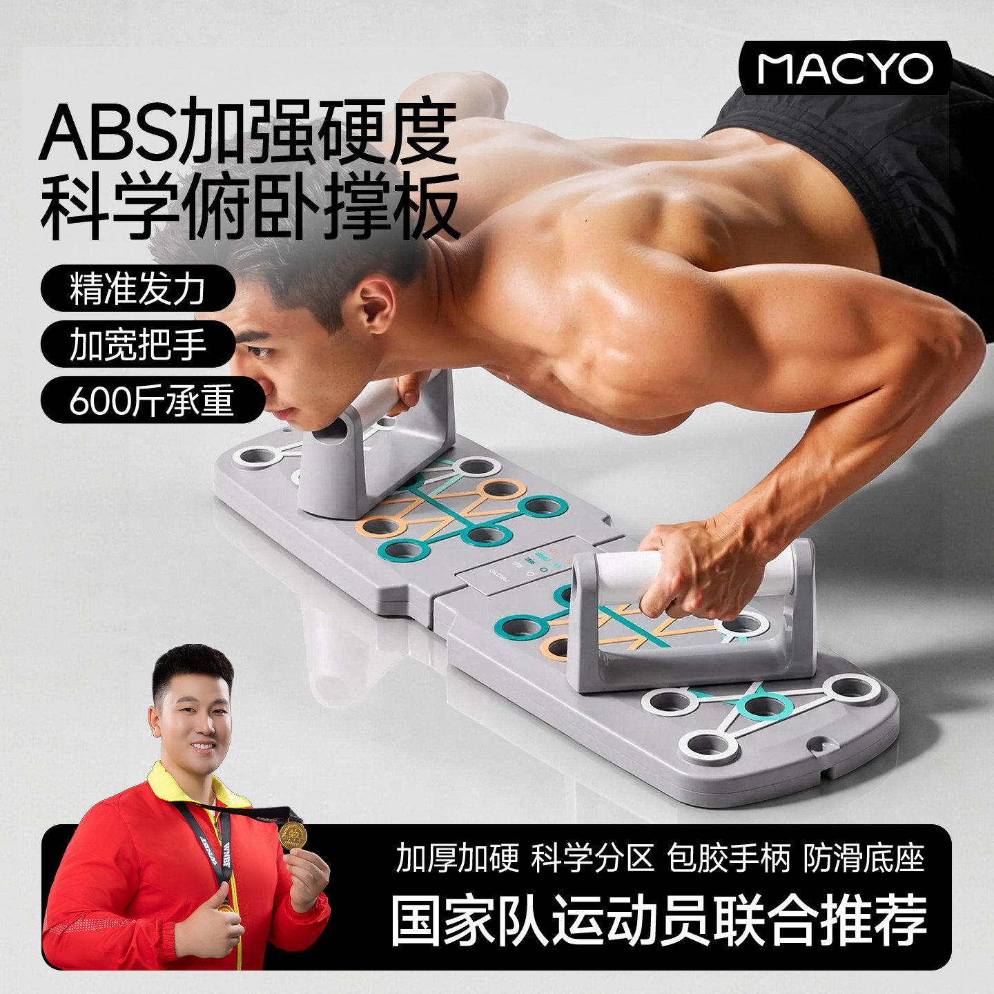 专业俯卧撑支架多功能辅助训练板图片