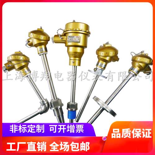 上海博翔WZP-130/230/330/430装配式PT100铂热电阻温度探头传感器