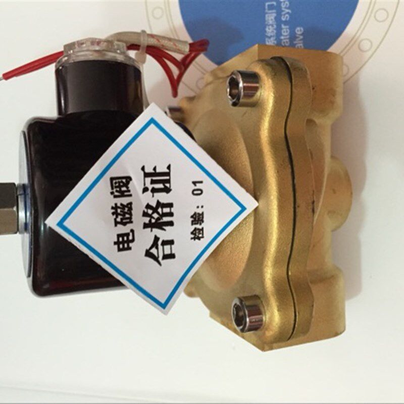 纯铜电池阀气阀水阀常闭2分3分4分6分1寸2寸 220V24V 电磁阀