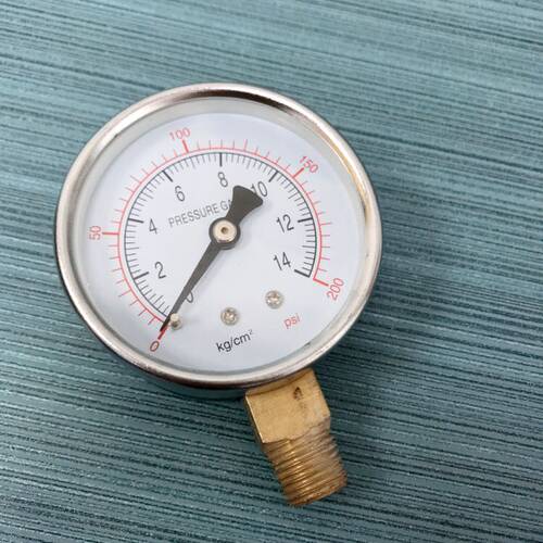 压力表 0~200psi 14kg/cm2 直径60mm 立式 pressure gauge PT1/4