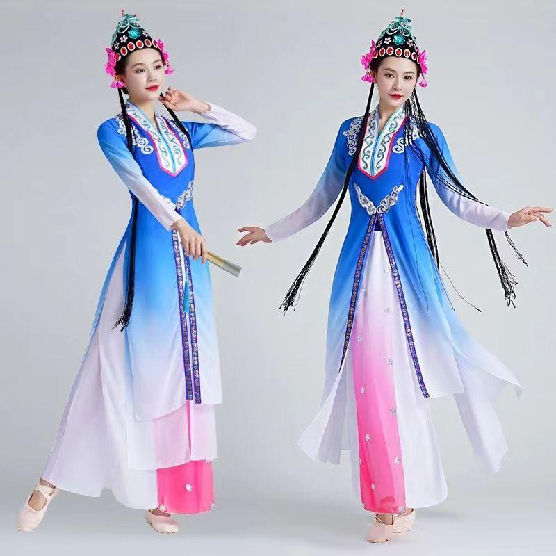 出租戏服飘逸粉墨花旦京剧演出服中国风昆曲越剧黄梅戏桃李杯舞蹈