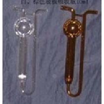 50ml棕色U形孔玻板吸收瓶