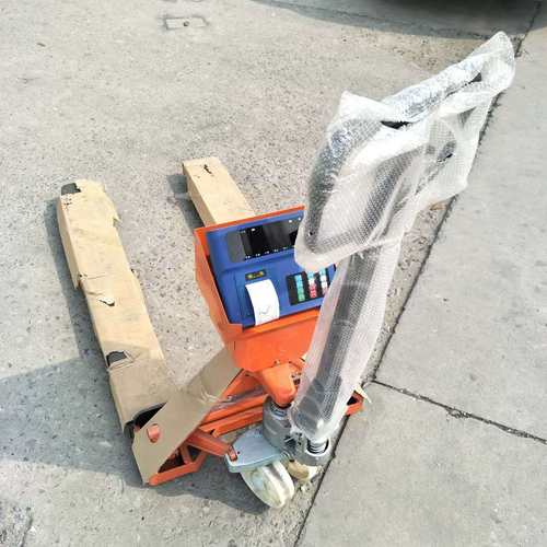 利朗牌打印电子称2000kg称重地牛 YCS2-3吨打印小票电子叉车秤