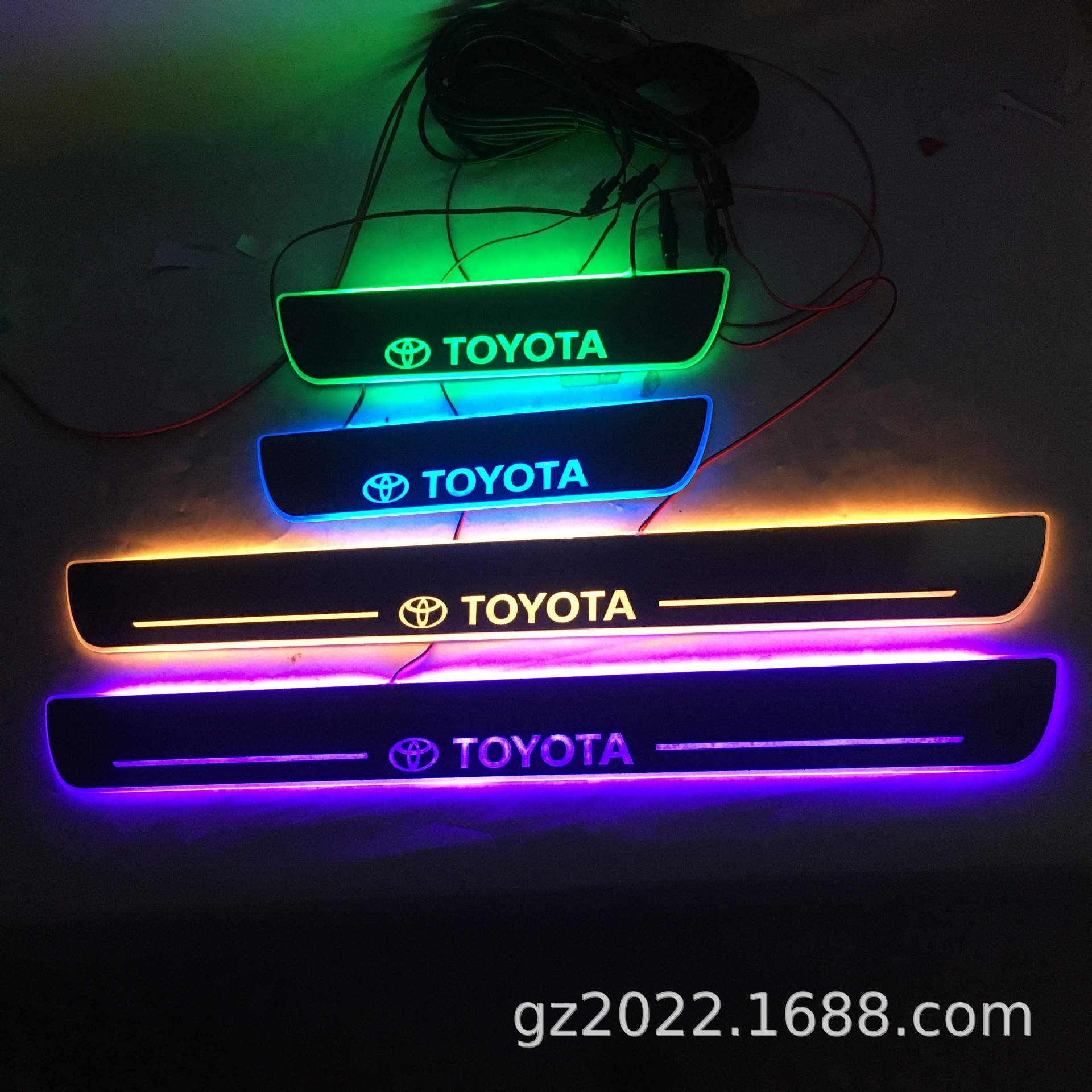 适用于丰田ALTIS阿提斯 卡罗拉COROLLA 流光迎宾踏板LED灯门槛条