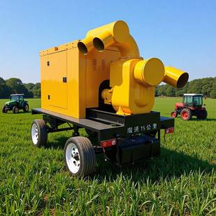 防汛排水泵污水泵1000方双进双出大流量柴油水泵一体机6寸8寸水泵