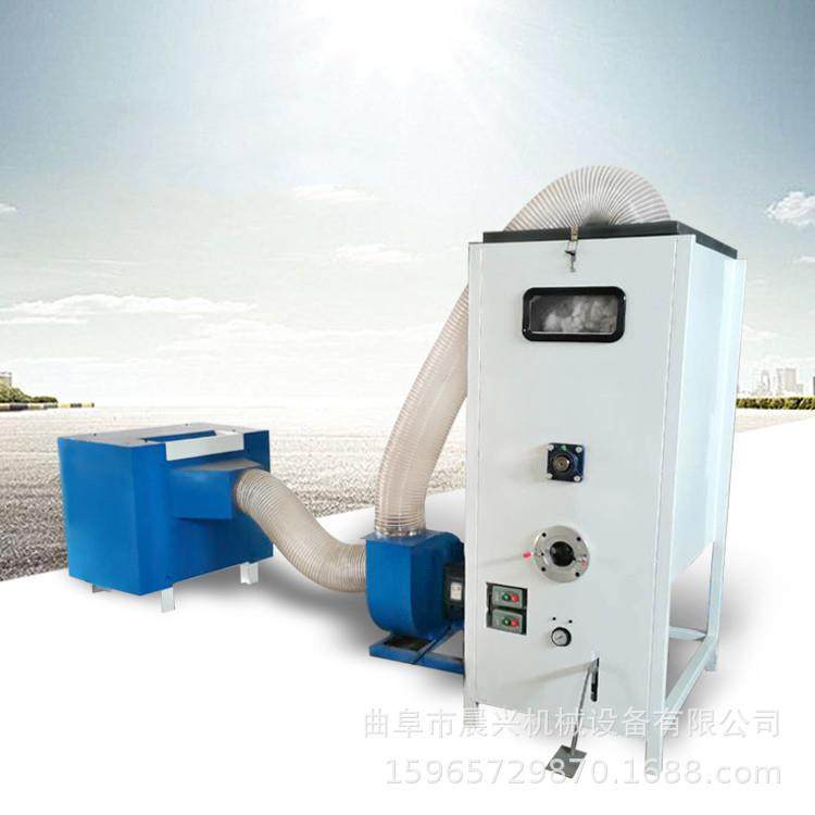 座垫开松充装机碎海绵公仔面PP棉吹棉机全自动海绵充填机