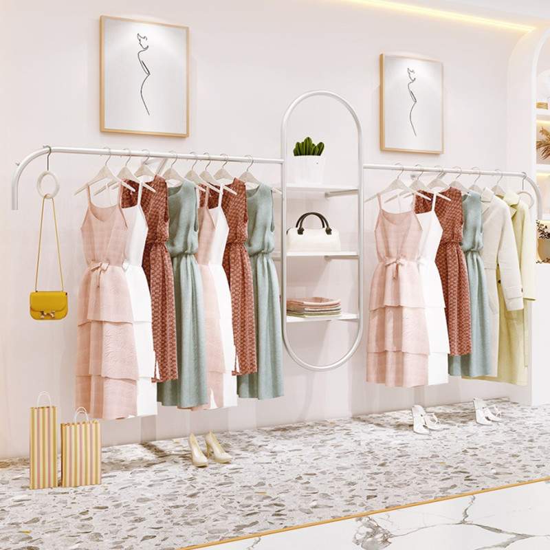 服装店展示架上墙壁挂式衣架女装店童装店专用货架陈列架衣服架子