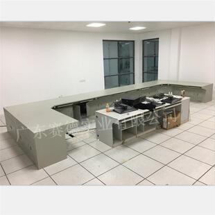 批量钣金类操作台显示器监控控制台两联三联四联五联工作台