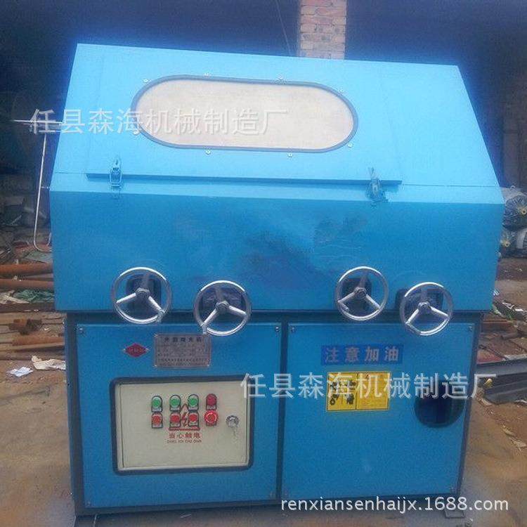 直钢管多工位三磨头圆管抛光机外圆除锈抛光机圆管圆轴抛光机