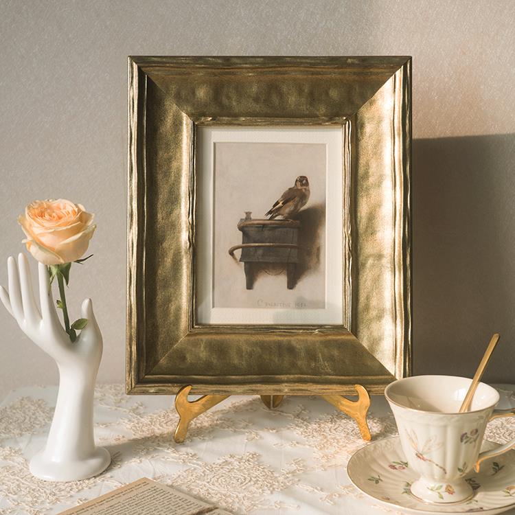 「一只精致小鸟」none art复古装饰画美式挂画沙发照片墙卧室壁画