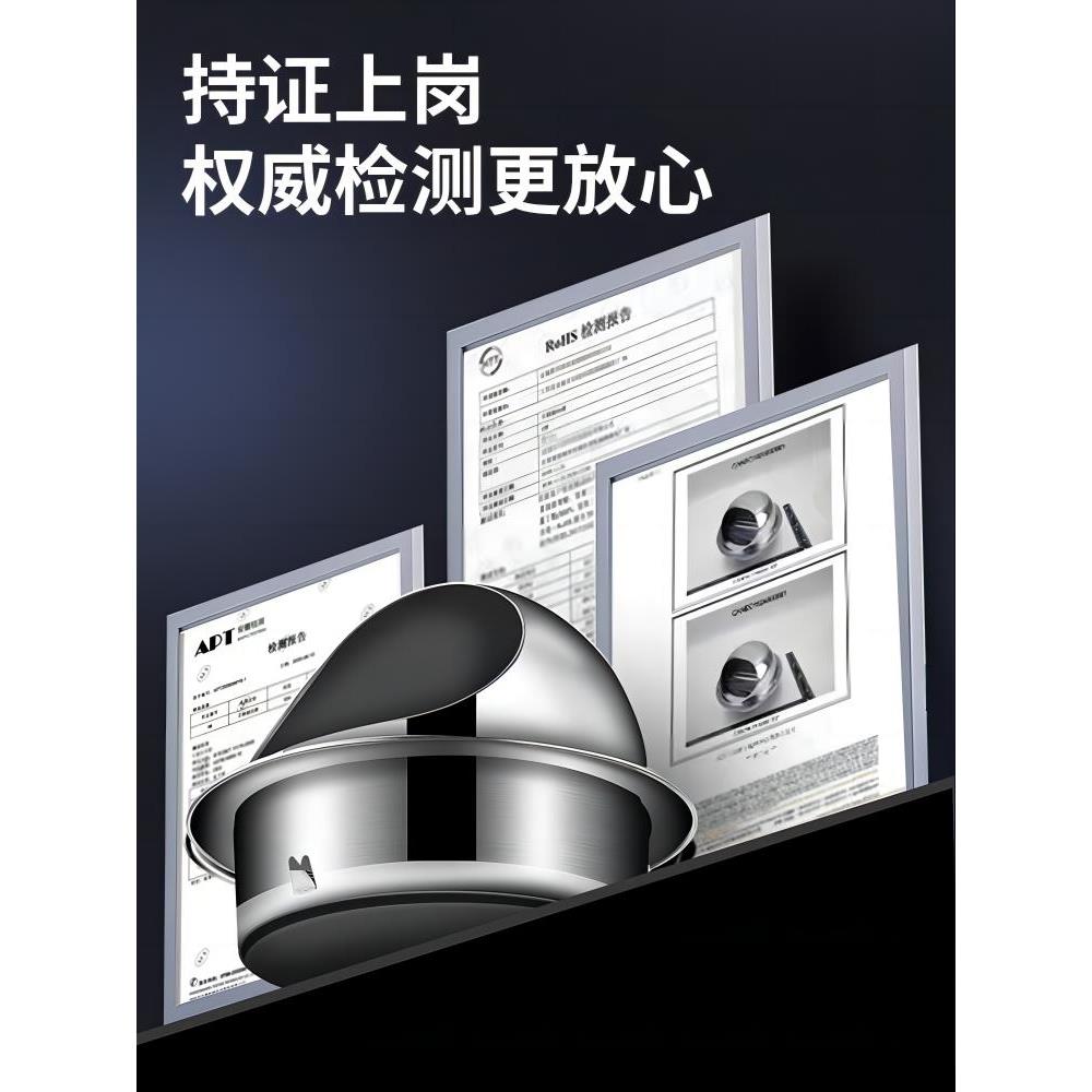 304不锈钢抽油烟机外墙排风出口防风罩抽油烟机排气管排气网罩