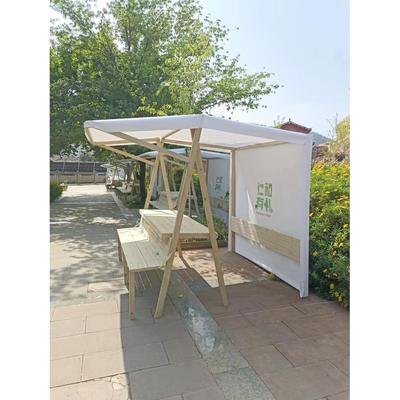 户外集市摊位架折叠展示架移动夜市摆摊木花车布艺创意市集小吃车