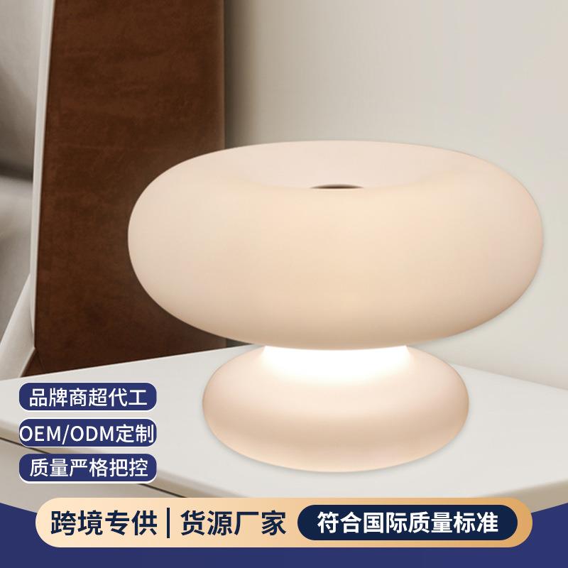 厂家跨境触摸水母台灯护眼桌面装饰氛围灯具卧室床头灯书桌小夜灯