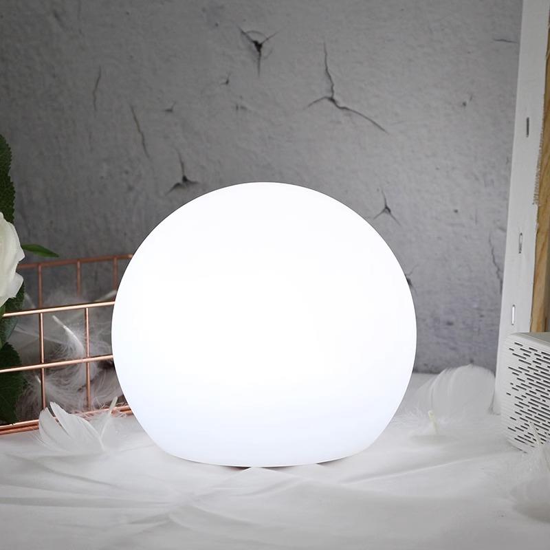 小夜灯卧室睡眠灯房间床头夜灯温馨柔光充电式可定时遥控圆球台灯