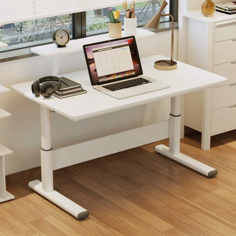 学习桌书桌升降桌可升降学生写字桌家用小户型电脑桌可选书架