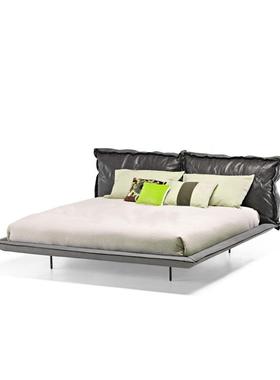 现代简约装高师脚悬极浮G2378床网红设计简意式卧室家居软软靠包